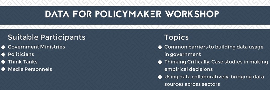 Data for Policymaker Workshop